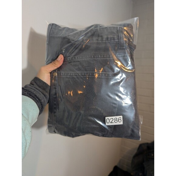 H&M Women 90's Baggy High Rise Balloon Jeans Black Sz 10 Lagenlook Normcore‎ - Picture 8 of 8